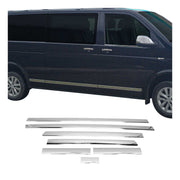 Seitentürleiste Türschutz für VW Transporter T5 2003-2015 Einzeltür L2 Chrom