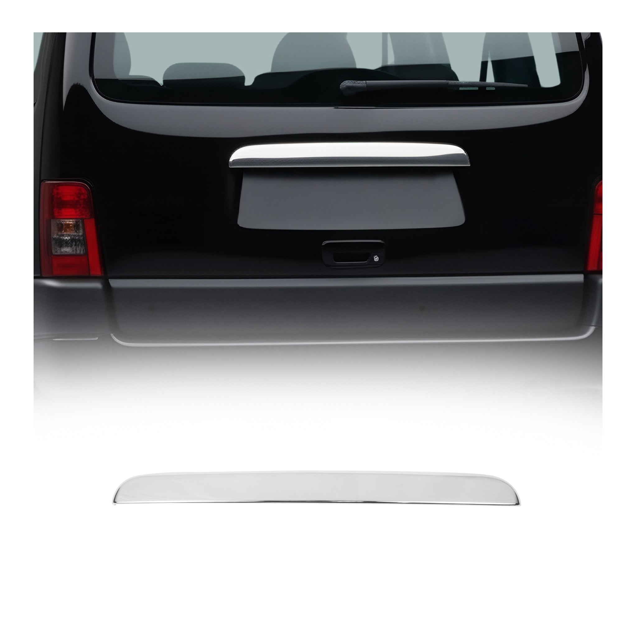 Heckklappe Kofferraumöffner Griff für Citroen Berlingo 1996-2008 Flügeltür Chrom