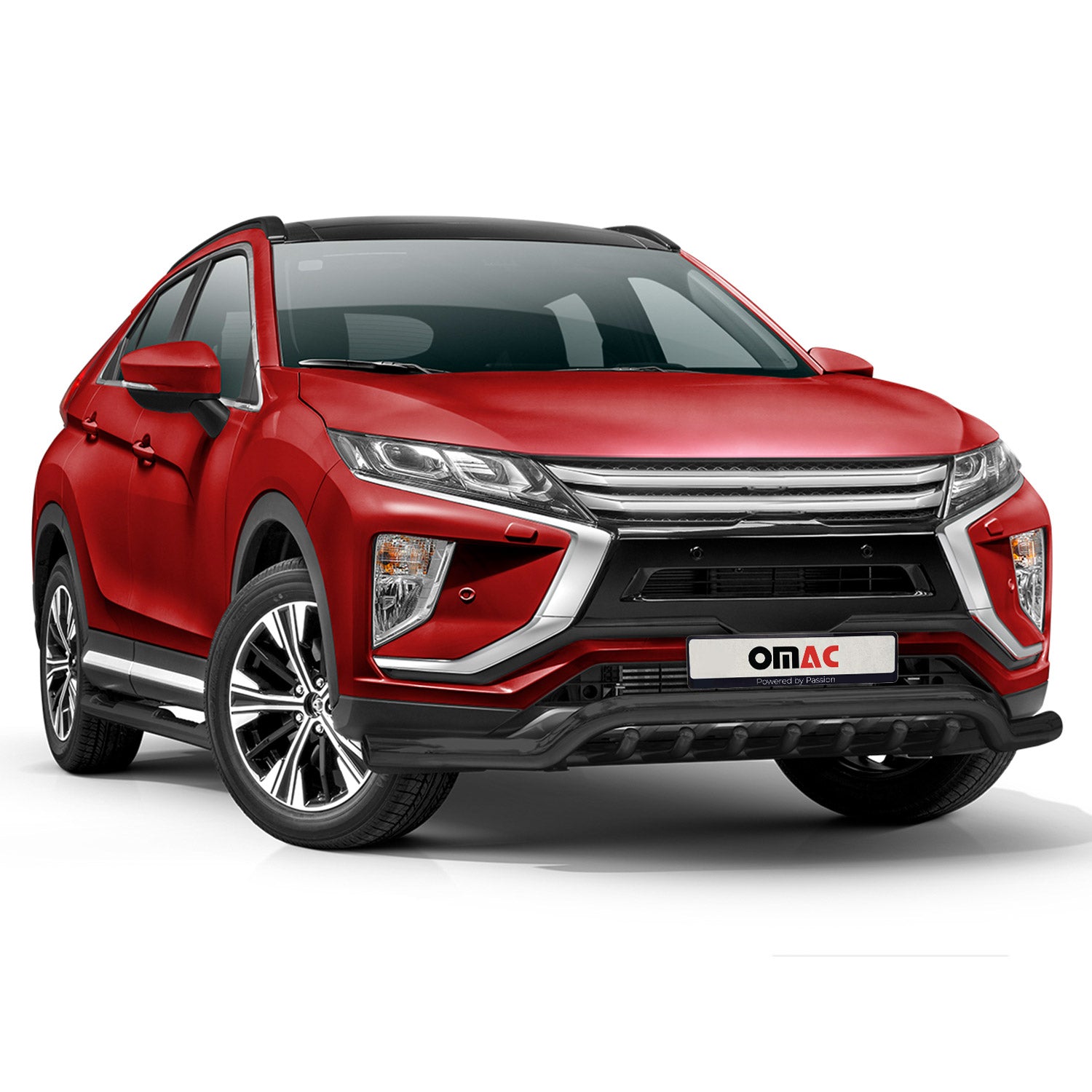 Frontschutzbügel Frontbügel für Mitsubishi Eclipse Cross 2018-26 ABE Schwarz