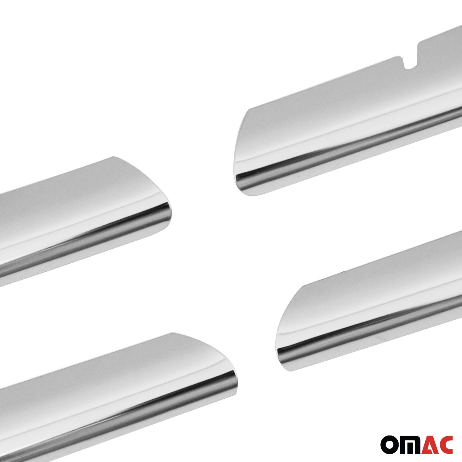 Kühlergrill Leisten Grillleisten für Renault Clio 2005-2013 Edelstahl Chrom 4x