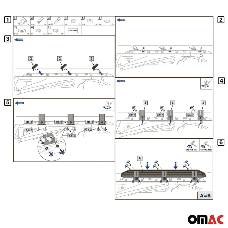 Trittbretter Seitenschweller für Jeep Grand Cherokee 2010-2024 ABE Alu