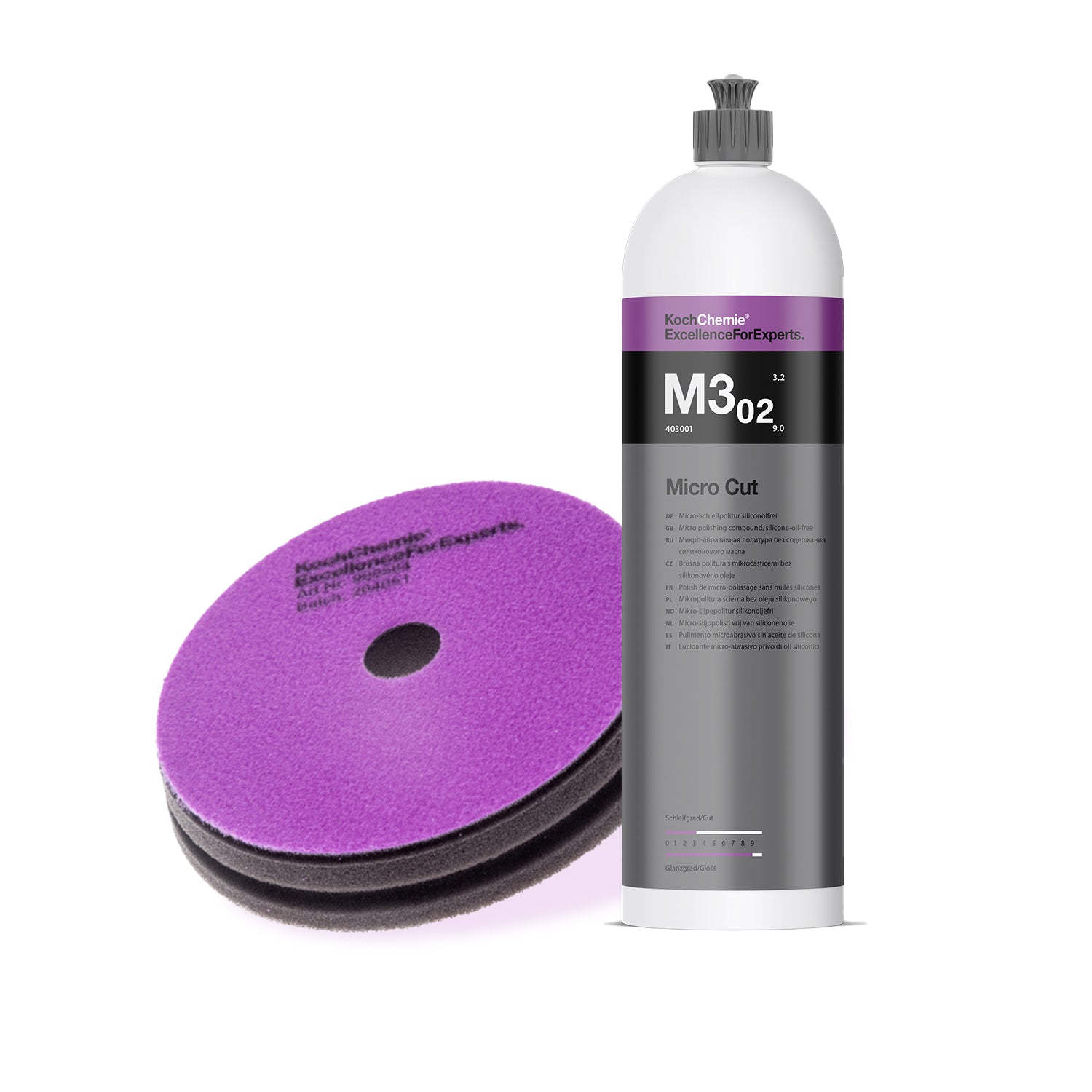 Koch Chemie Micro Cut 1 lt + Micro Cut Pad 126x23mm