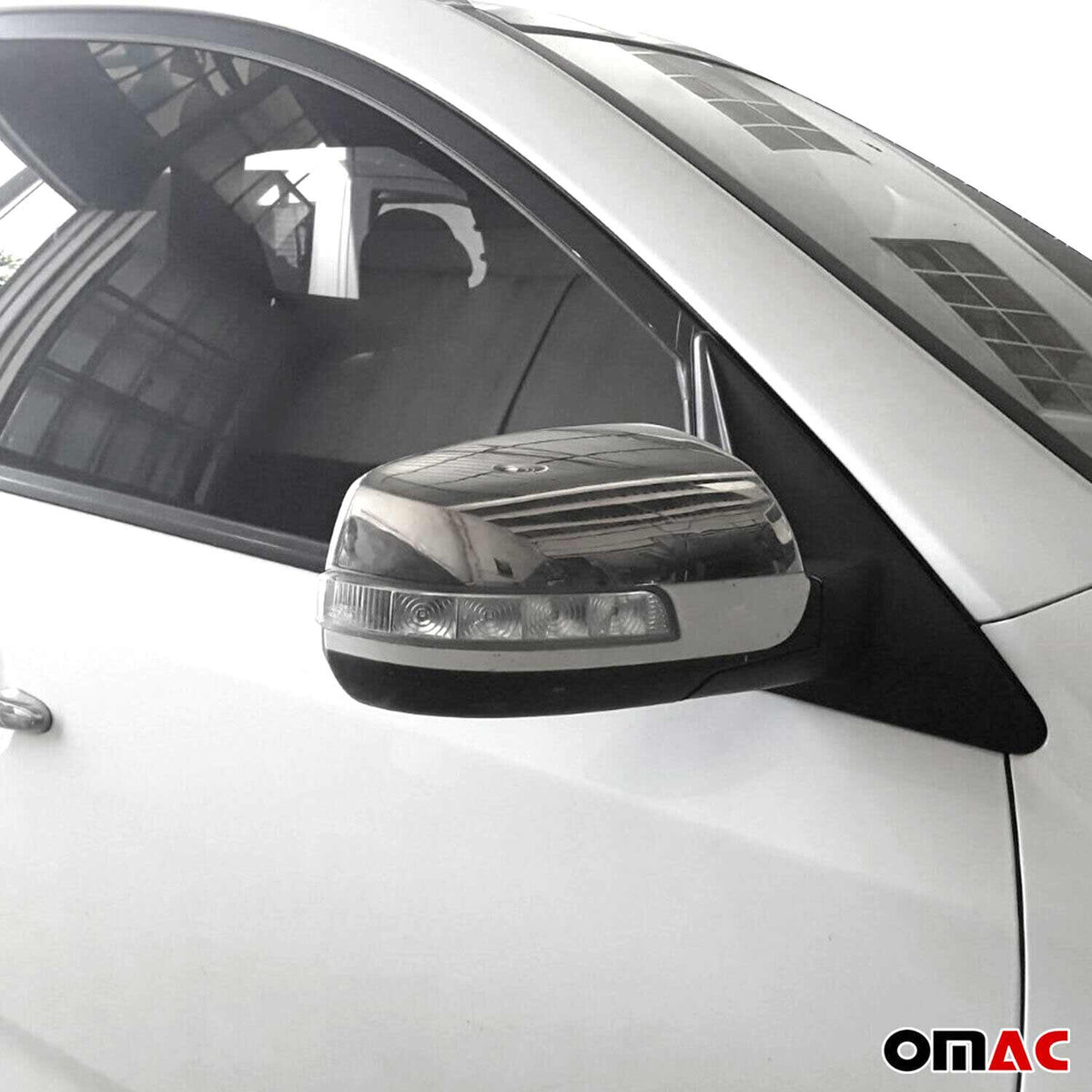 Spiegelkappen Spiegelabdeckung für Kia Sorento 2009-2014 Edelstahl Chrom 2tlg