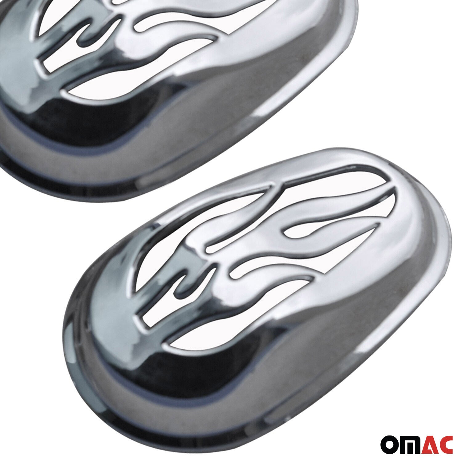 Blinkerrahmen Signalblende Seitenblinker für Opel Corsa C 2000-2006 Chrom ABS 2x