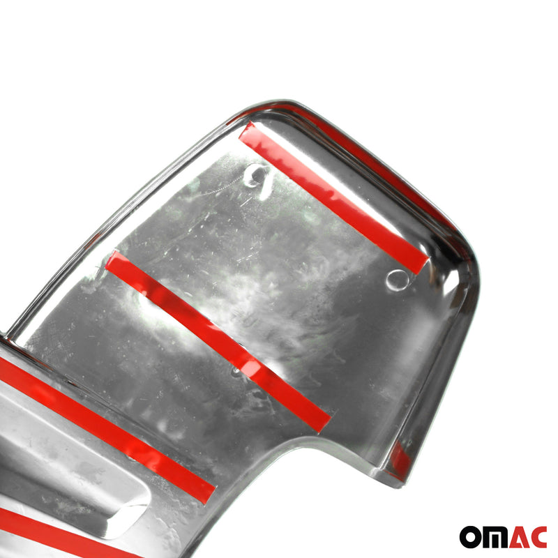 Spiegelkappen Spiegelabdeckung für Ford Transit 2014-2025 Chrom ABS Matt 2tlg