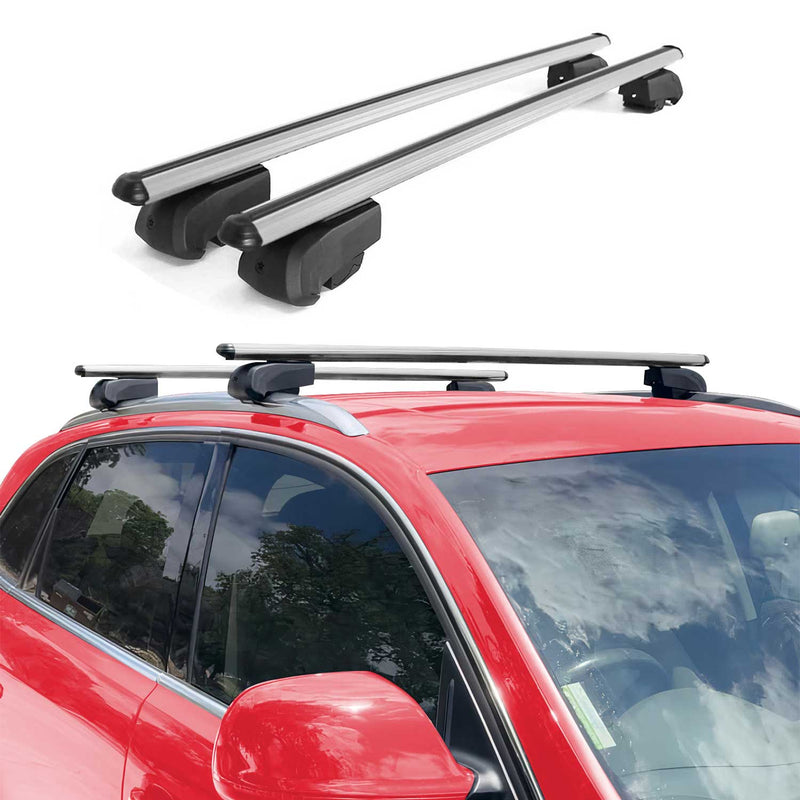 Roof rack luggage rack for Ford Mondeo mk5 Turnier 2014-22 ABE Alu Grey 2x