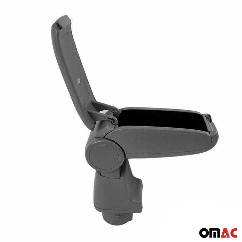 Mittelarmlehne Armlehne Mittelkonsole für Dacia Duster 2010-2017 PU-Leder Grau