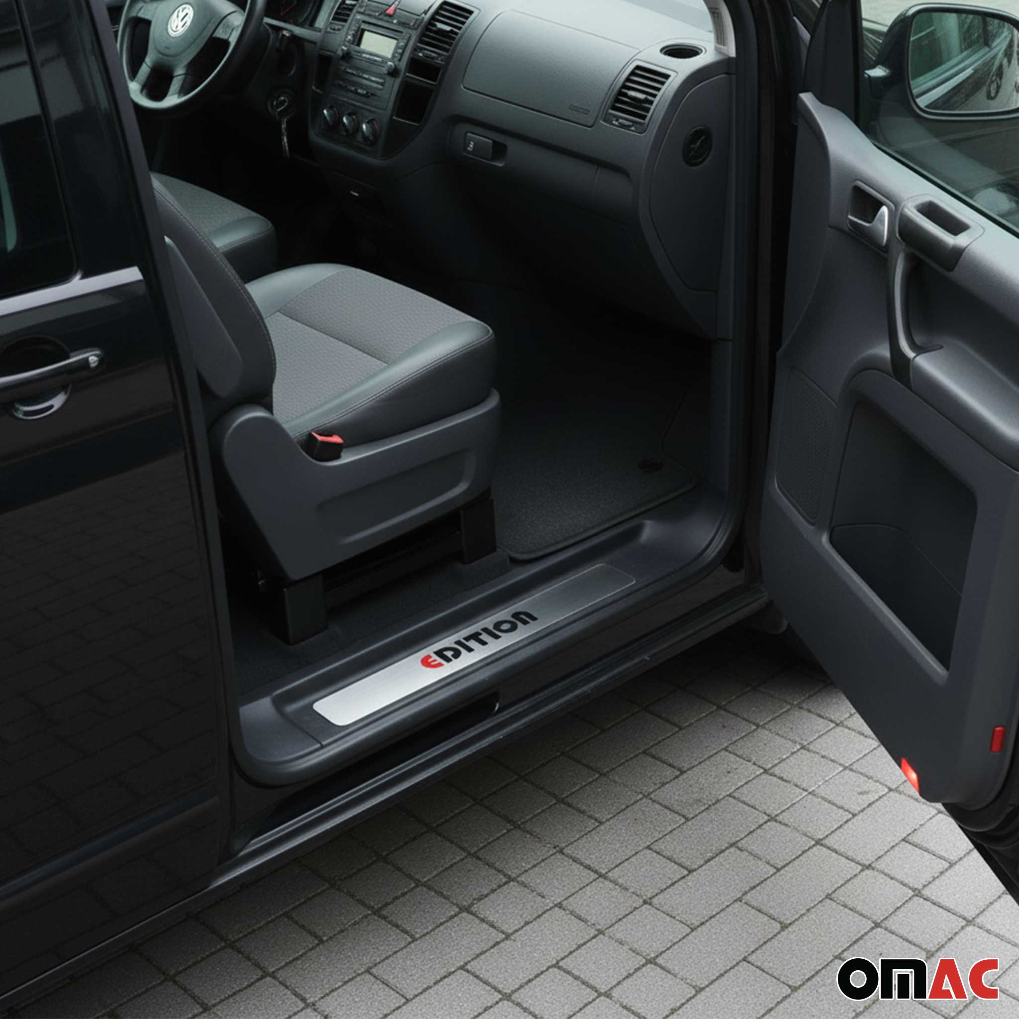Einstiegsleisten Türschweller für VW Transporter T5 2003-2015 Edelstahl 2tlg