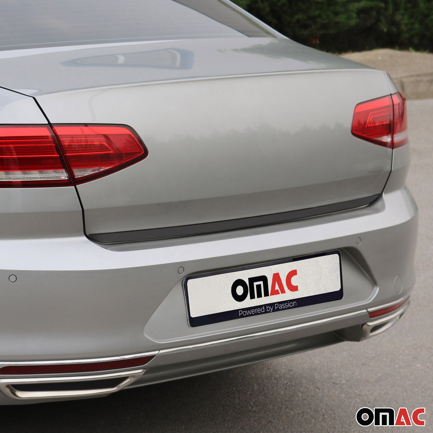 Kofferraumleiste Heckleiste für VW Passat B8 2015-2021 Limo Edelstahl Dunkel