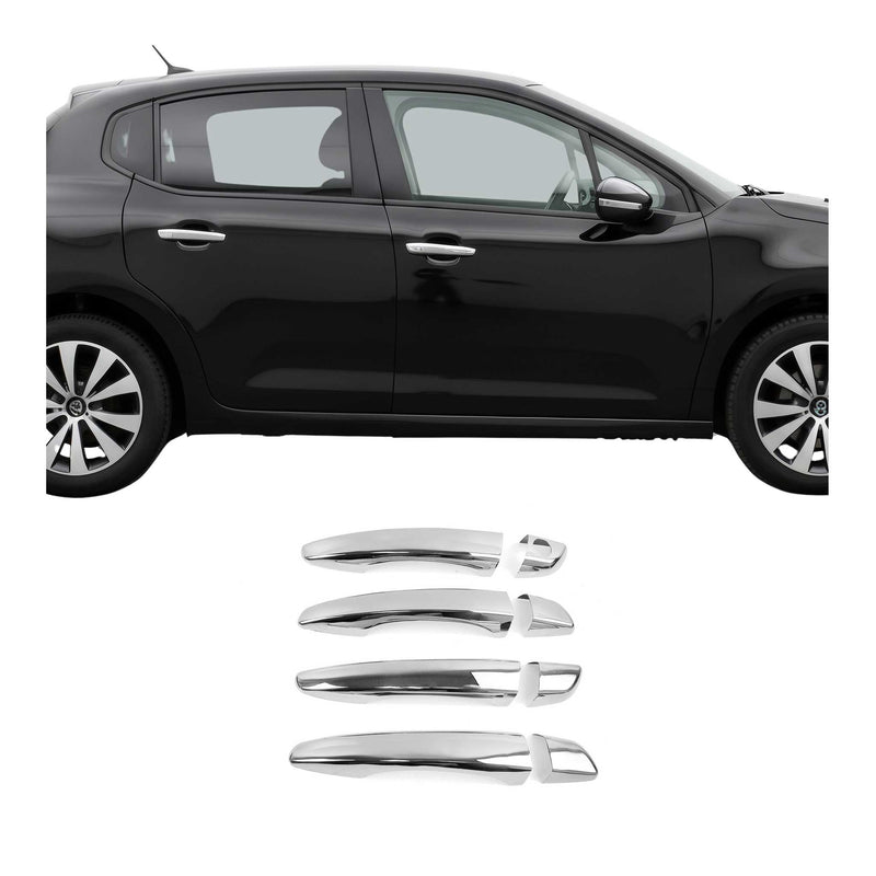 Türgriff Blende Türgriffkappen für Citroen DS5 2011-2015 4Tür H1 Edelstahl 8x