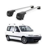 Dachträger Grundträger für Peugeot Partner mk1 1996-2008 Aluminium 75kg Grau 2x
