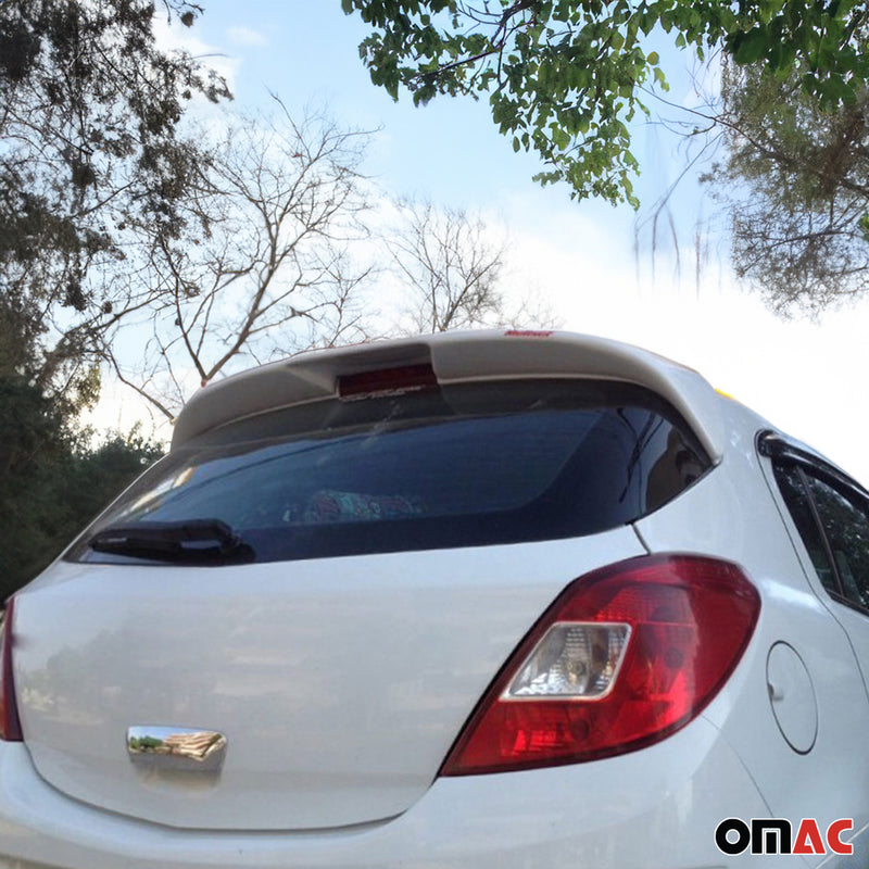 Heckspoiler Dachspoiler für Opel Corsa D 2006-2014 Schrägheck 5 Türer Grundiert