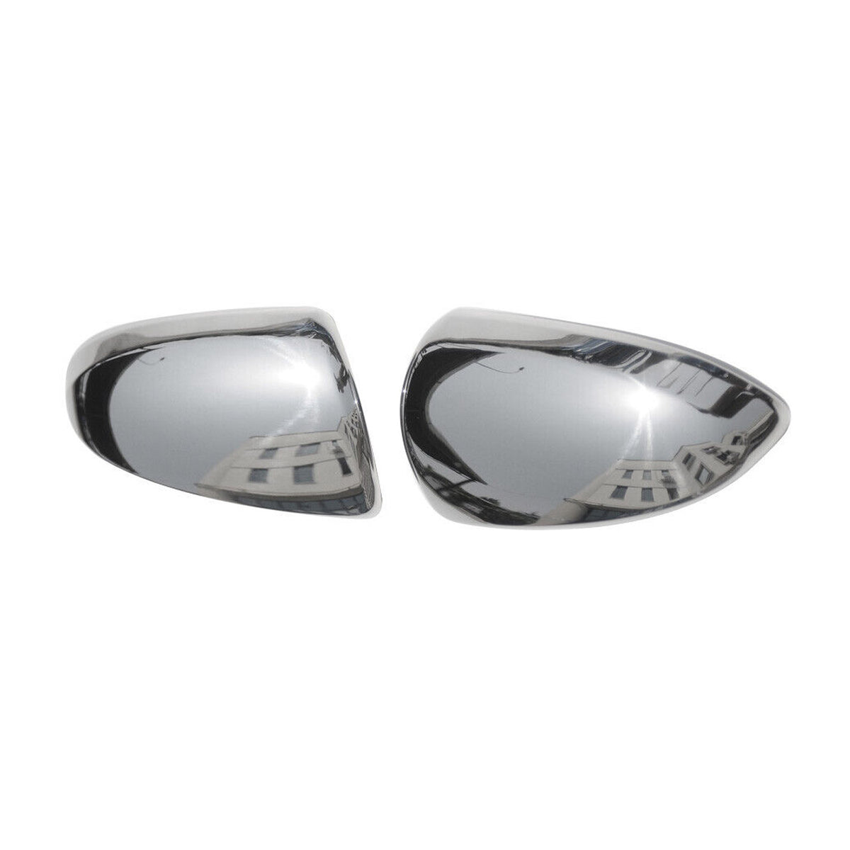 Spiegelkappen Spiegelabdeckung für Smart ForTwo 2007-2015 Edelstahl Chrom 2tlg