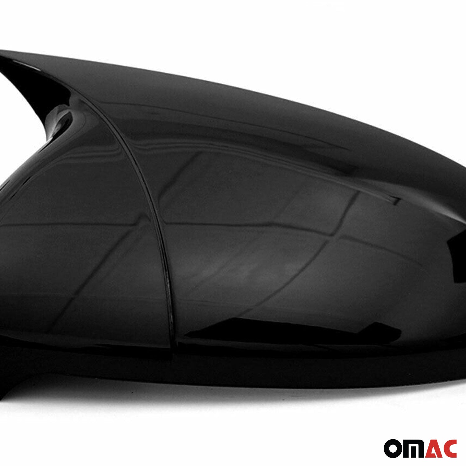 Spiegelkappen Spiegelabdeckung für VW Golf 2012-2019 ABS Schwarz Glanz 2tlg
