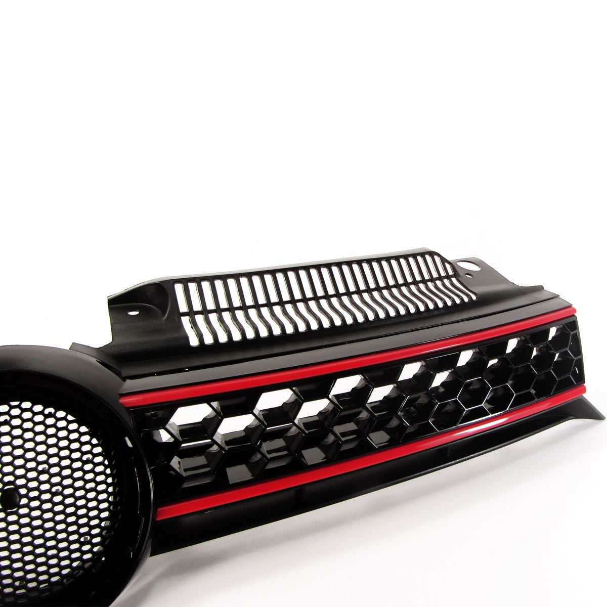 JOM Kühlergrill Kühlergitter für VW Golf 6 GTi 2008-2012 Wabengitter mit ABE ABS