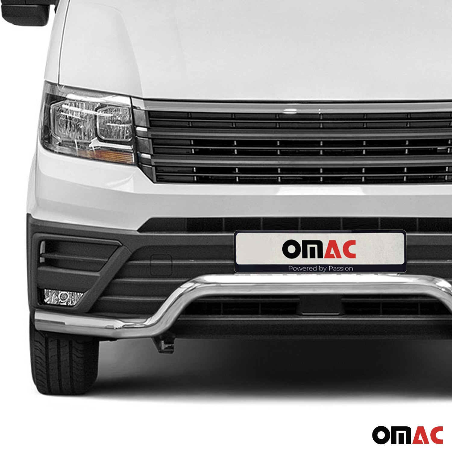 Frontbügel Frontschutzbügel Schutz für VW Crafter 2017-2026 mit ABE Stahl Silber