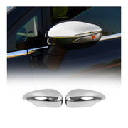 Spiegelkappen Spiegelabdeckung für Ford B-Max 2012-2017 Edelstahl Chrom 2tlg