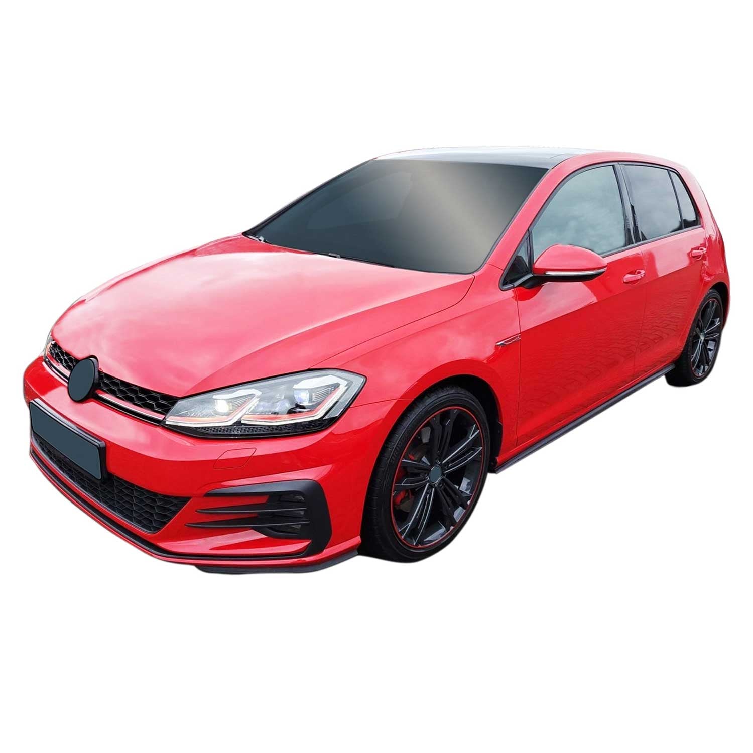 JOM Frontstoßstange Stoßstange für VW Golf 7 2012-2017 Schwarz
