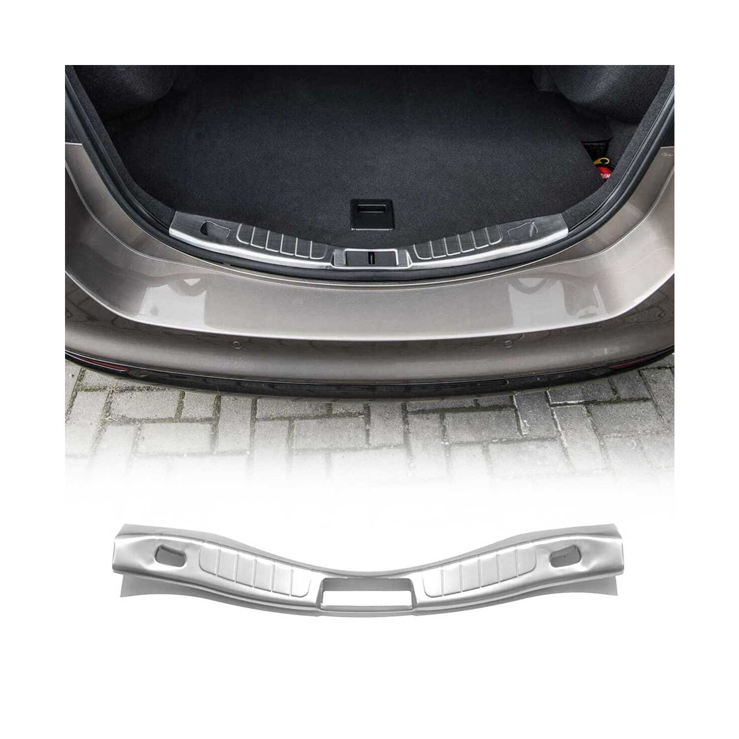 Ladekantenschutz für Ford Mondeo IV Stufenheck 2014-2022 Edelstahl gebürstet
