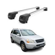 Dachträger Grundträger für Honda Pilot I 2003-2008 Aluminium 75kg Grau 2tlg