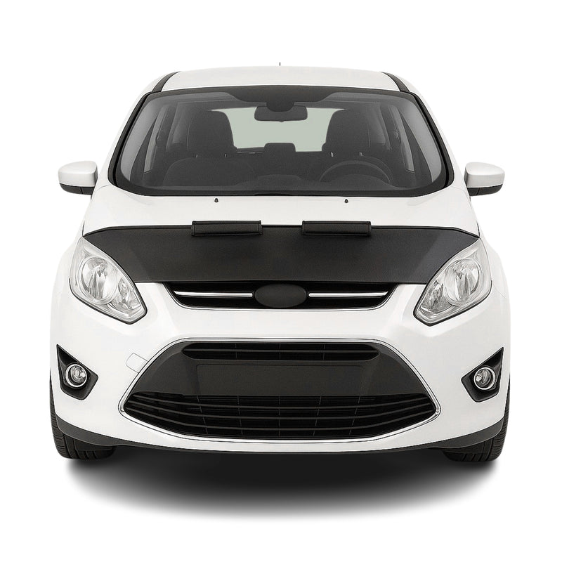 Haubenbra Steinschlagschutz Bonnet Bra für Ford C-Max 2010-2019 Schwarz Halb