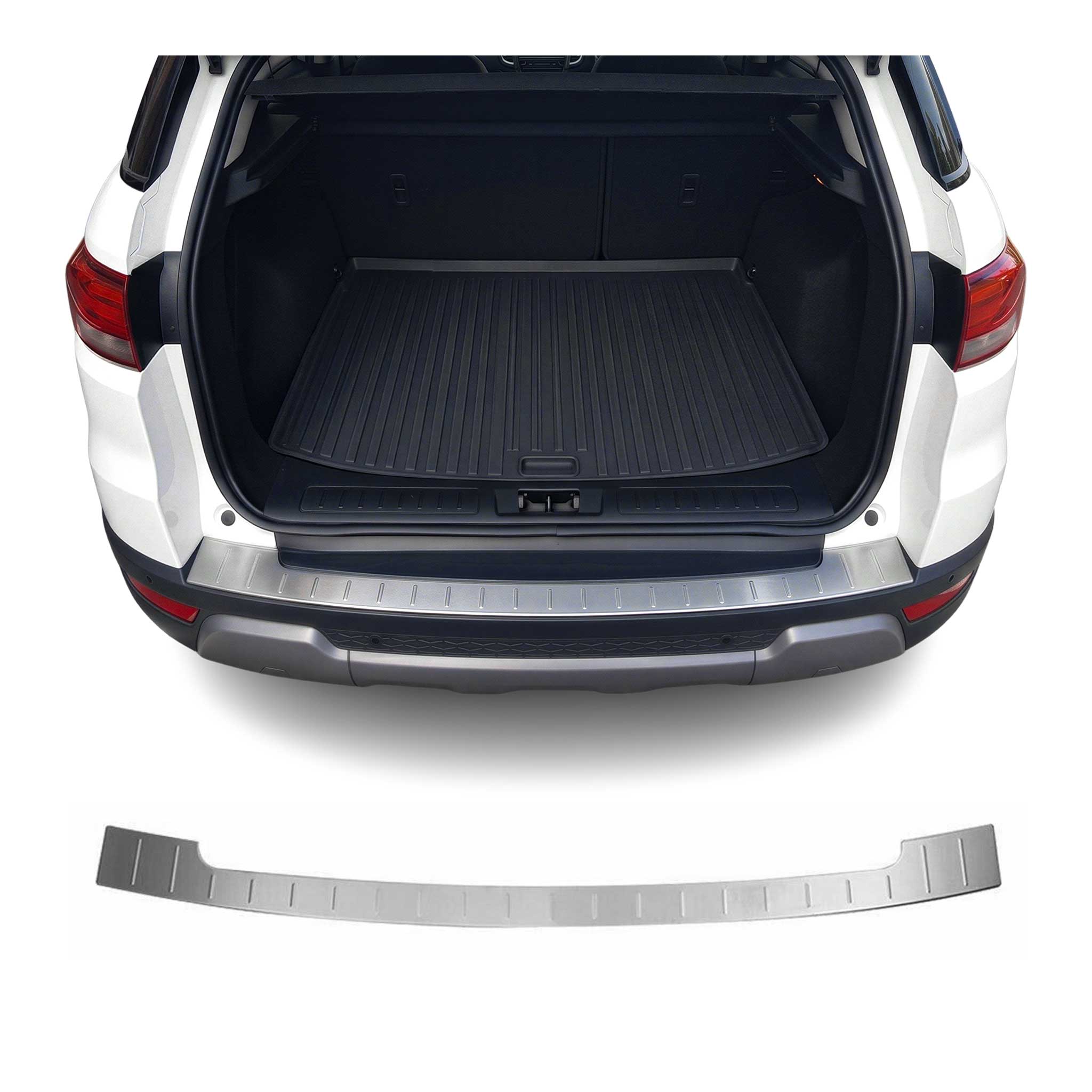 Ladekantenschutz für Land Rover Range Rover Evoque I L538 2012-2018 gebürstet