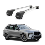 Dachträger Grundträger für BMW X7 G07 2018-2026 Aluminium 75kg Grau 2tlg
