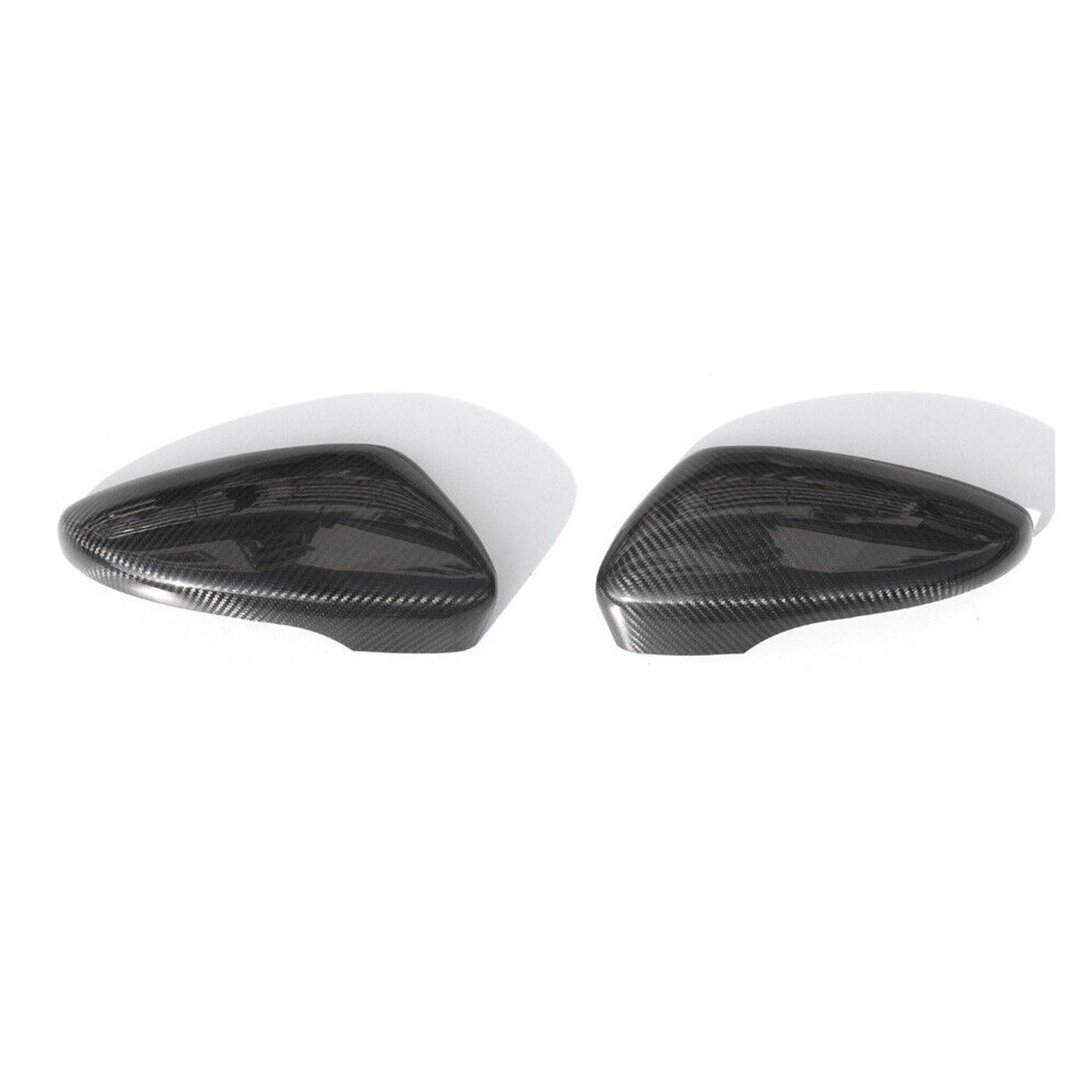 Spiegelkappen Spiegelabdeckung für VW Passat B7 2010-2015 Echt Carbon Schwarz