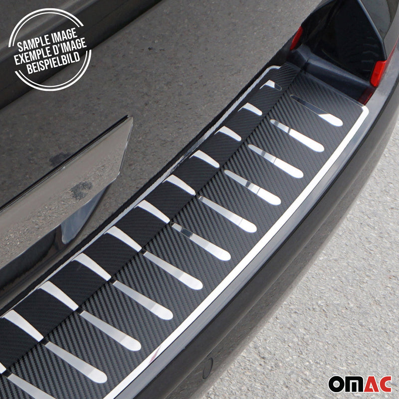 Loading sill protection for Audi A4 Avant 8K5 B8 2007-2015 chrome carbon fiber foil
