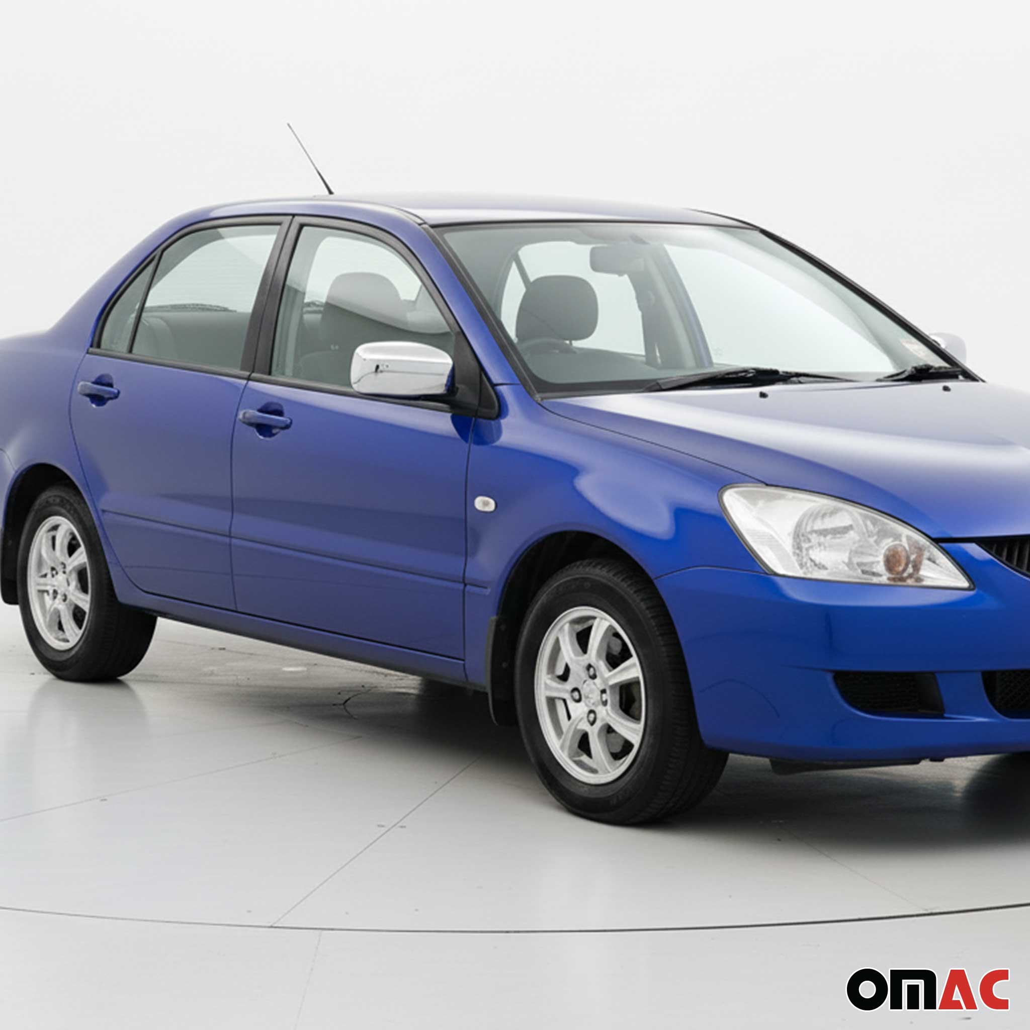 Spiegelkappen Spiegelabdeckung für Mitsubishi Lancer 2003-2007 Edelstahl Chrom