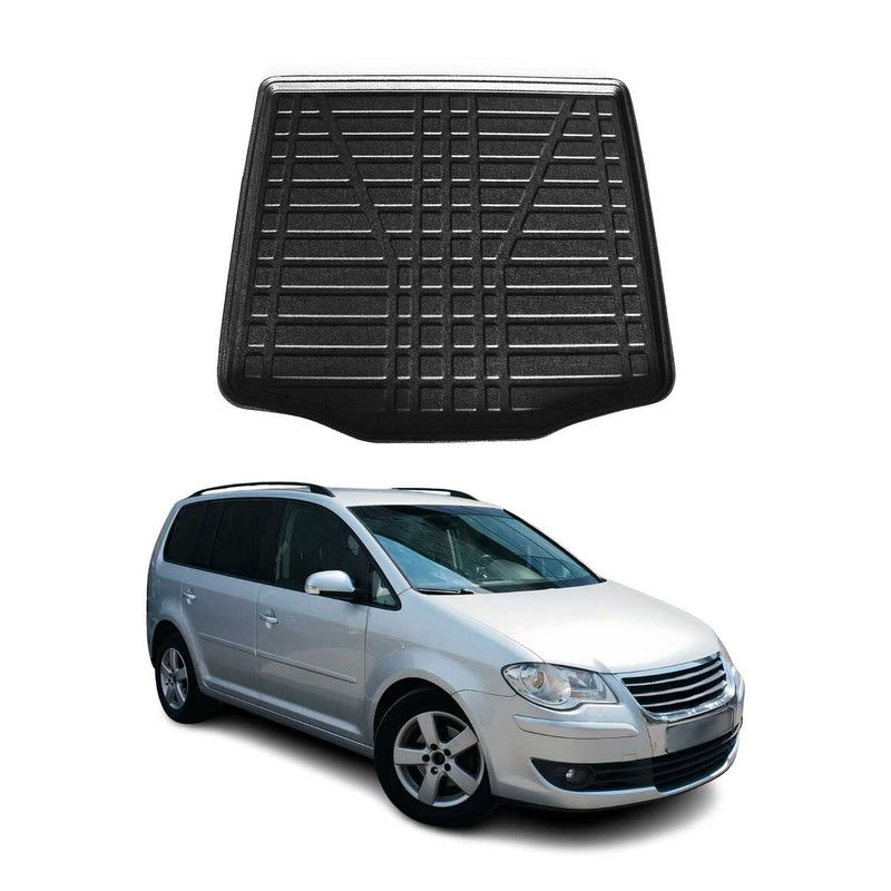 Kofferraumwanne Laderaumwanne für VW Touran 2003-2010 Gummi TPE Schwarz