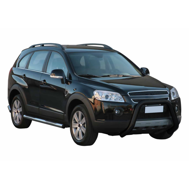 Frontbügel Frontschutzbügel für Chevrolet Captiva 2006-2010 ø76mm Stahl Schwarz