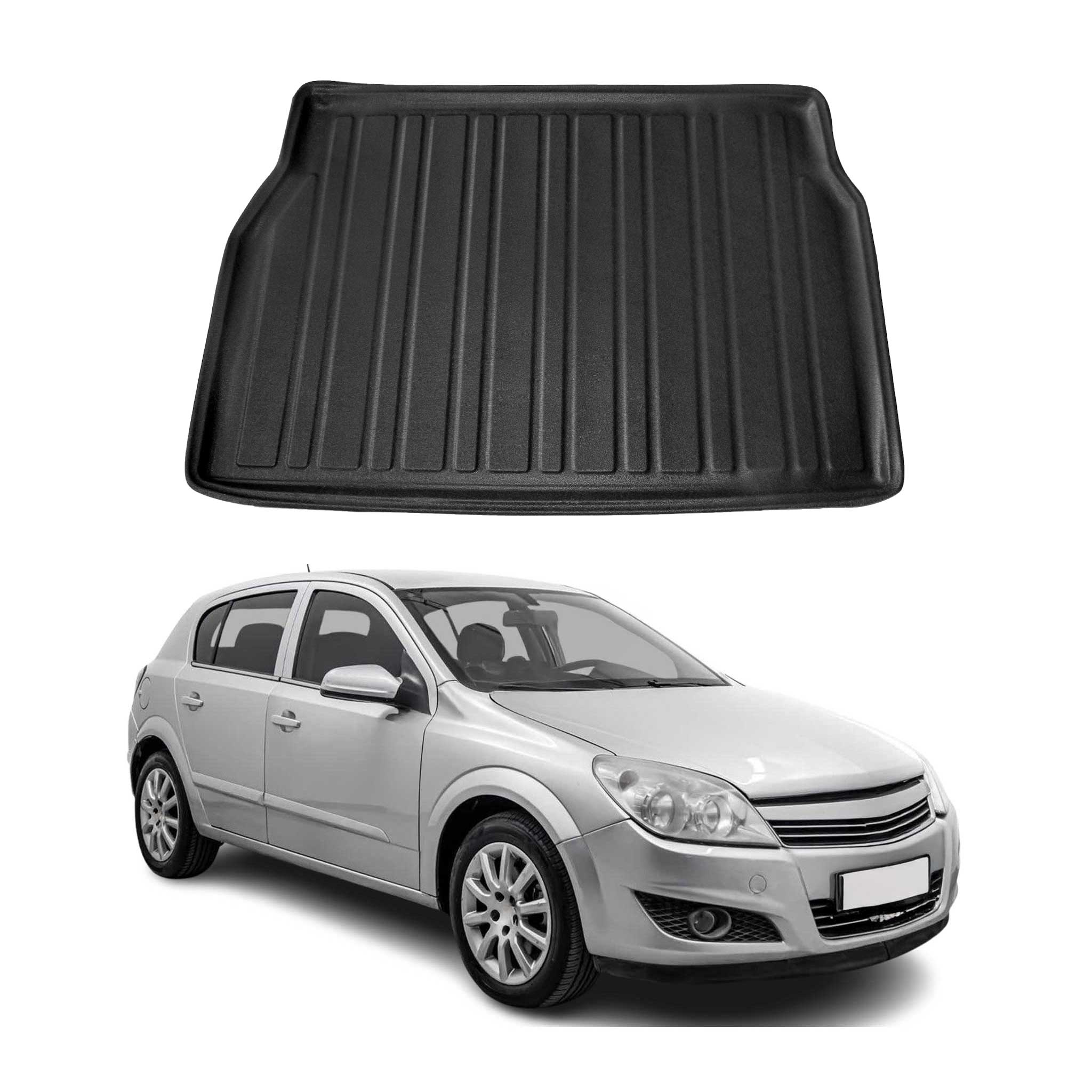Kofferraumwanne Laderaumwanne für Opel Astra H 2004-2014 Gummi TPE Schwarz