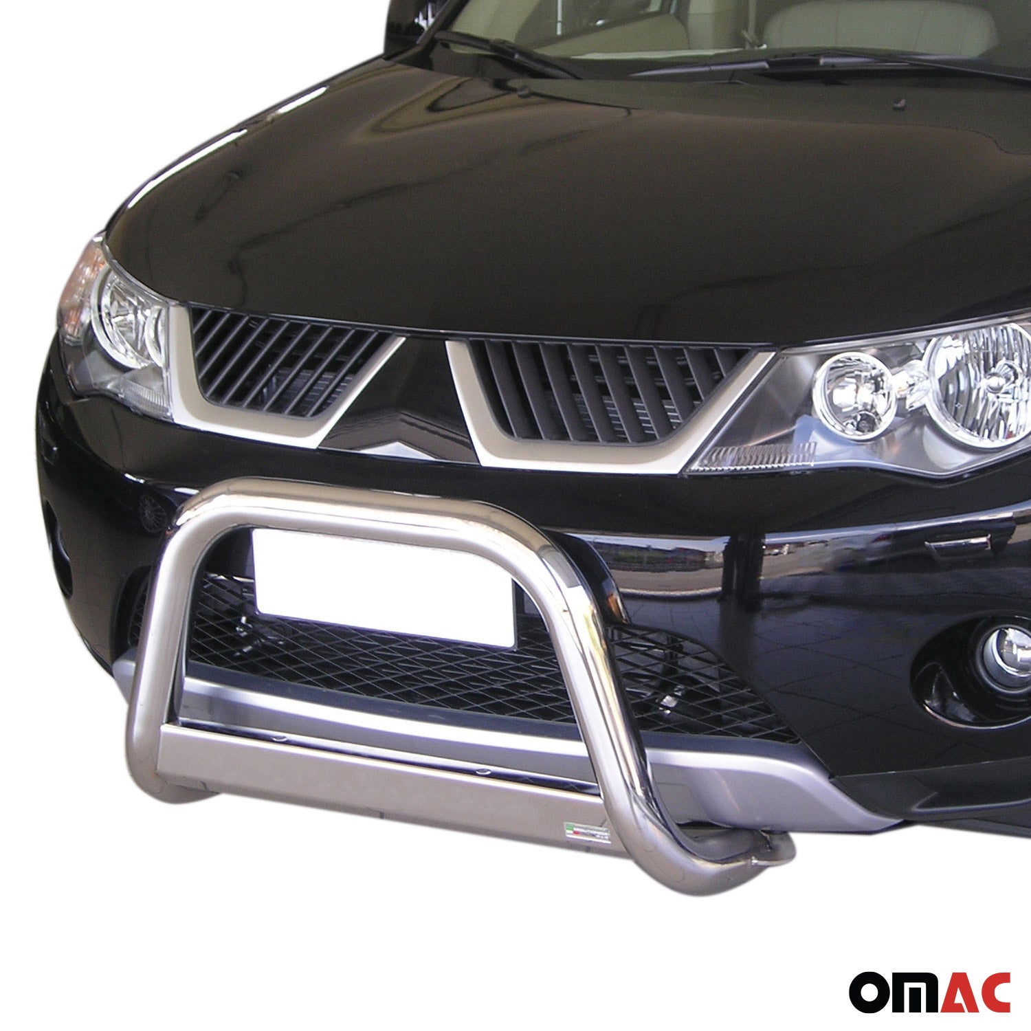 Frontbügel Frontschutzbügel für Mitsubishi Outlander 2007-2009 ø63 Stahl Silber