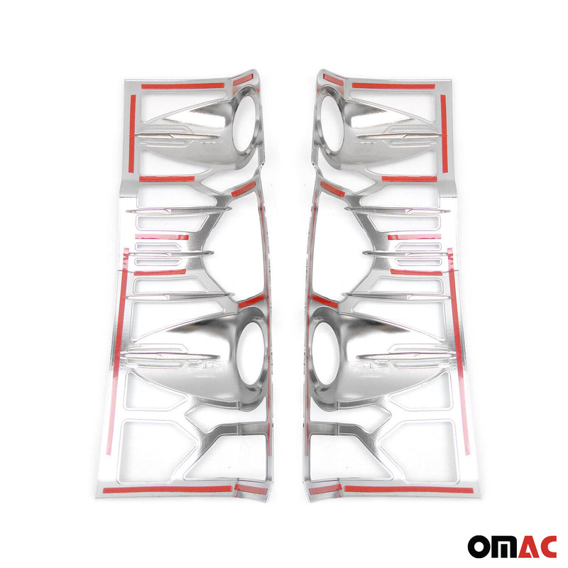 Rücklicht Leisten Heckleuchte für VW Crafter 2012-2017 Chrom ABS Silber 2tlg