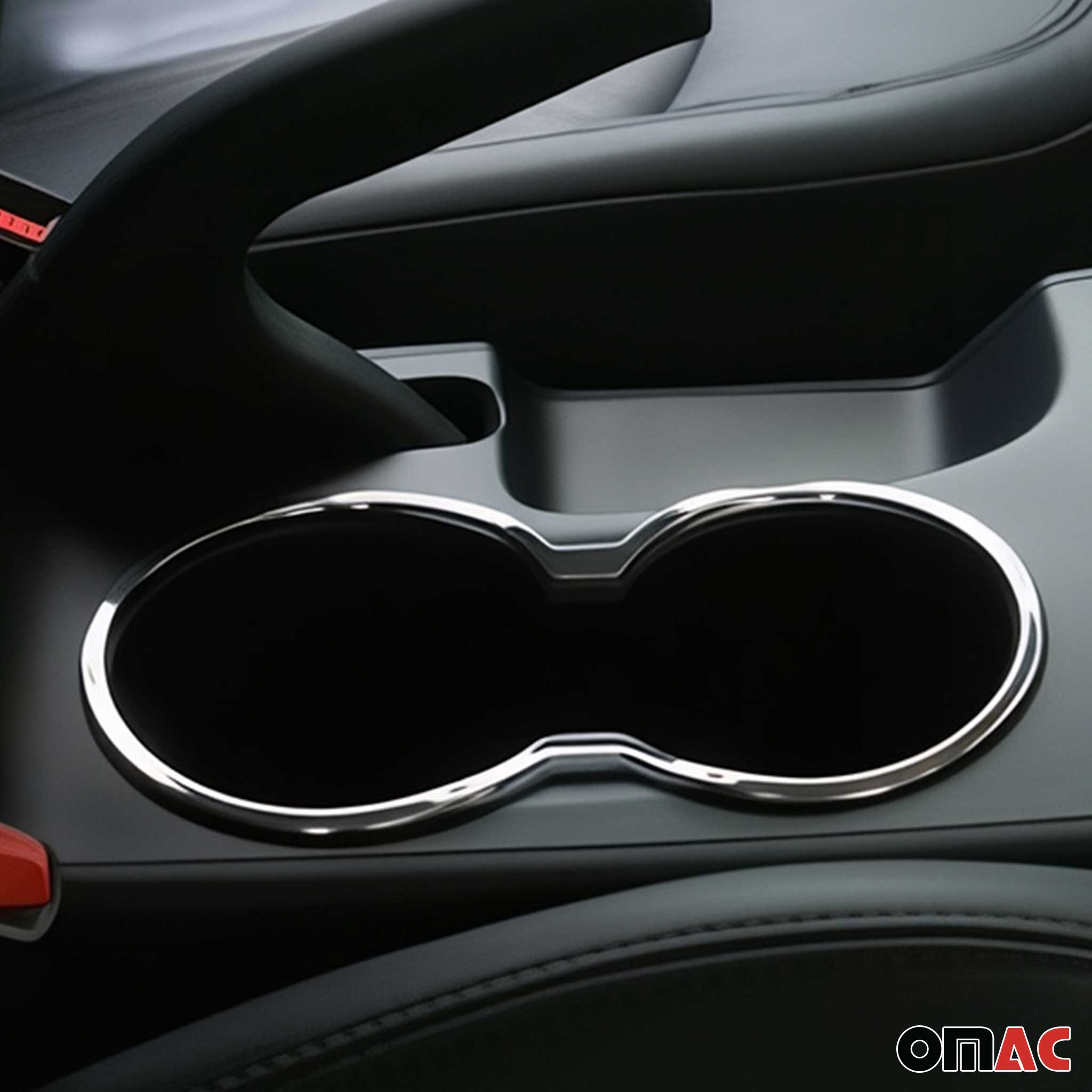 Getränkehalter Becherhalter Rahmen für Hyundai Veloster 2011-2026 Edelstahl 1x