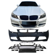 JOM Frontstoßstange für BMW E90 / E91 2005-2008 PDC + SRA Schwarz