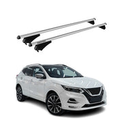 Menabo Dachträger Grundtäger für Nissan Qashqai J11 2017-2021 FL 75kg Alu Silber