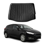 Kofferraumwanne Laderaumwanne für Ford Focus mk3 2011-2018 Fünftürer Gummi TPE