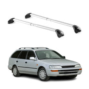 Dachträger für Toyota Corolla Kombi 1992-1997 5 tür 100kg Alu Silber 2x ABE