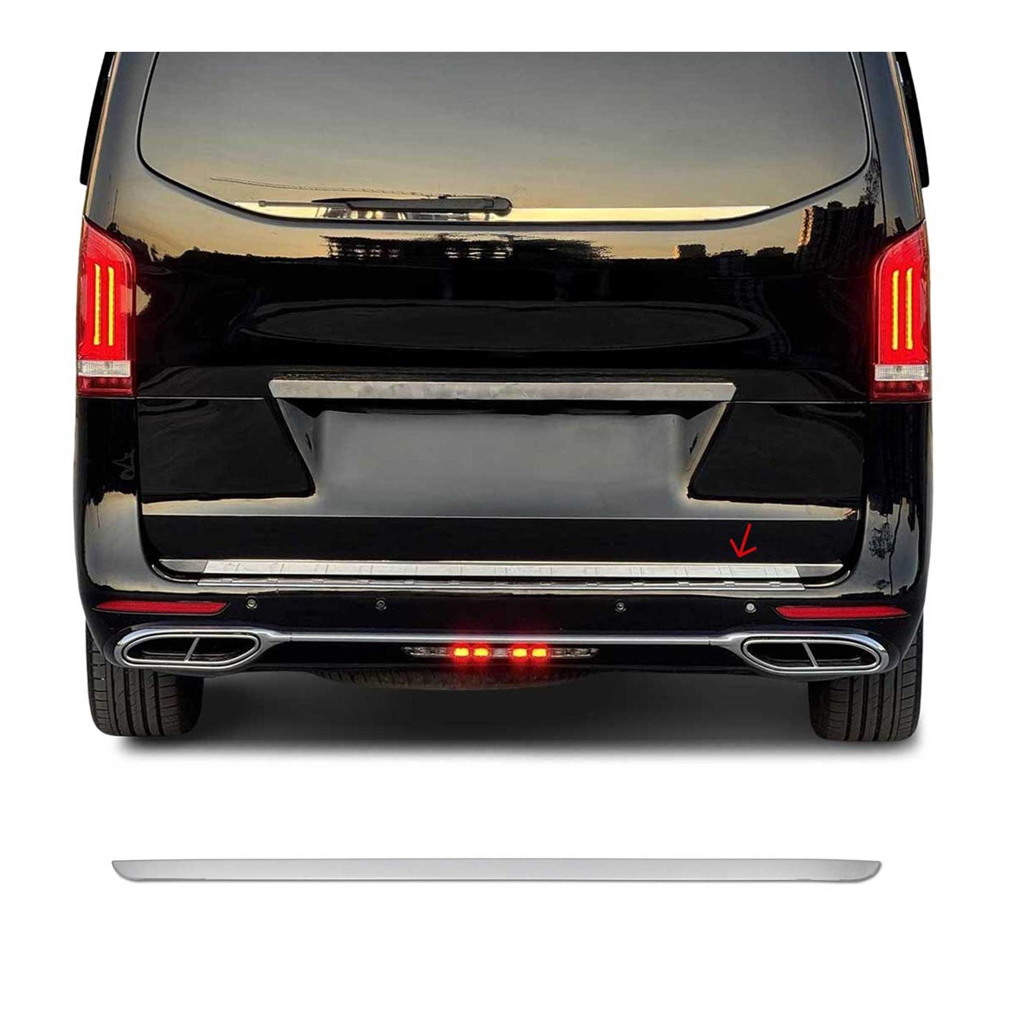 Kofferraumleiste Heckleiste für Mercedes Vito W447 2014-2026 Edelstahl Chrom