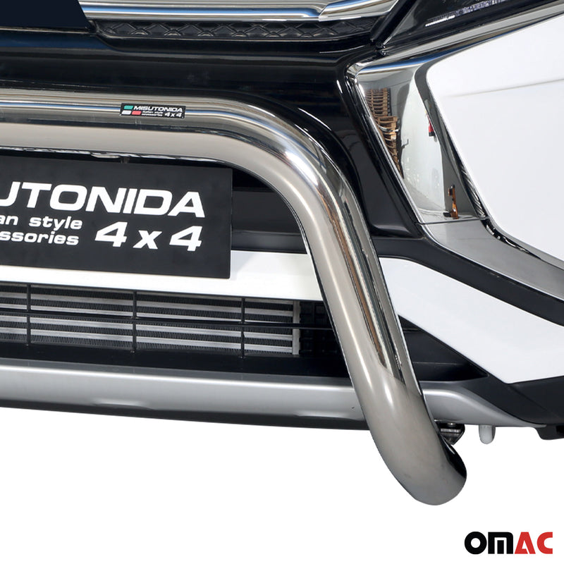 Frontbügel Frontschutzbügel für Mitsubishi Eclipse Cross 2018-2020 ø76 Stahl