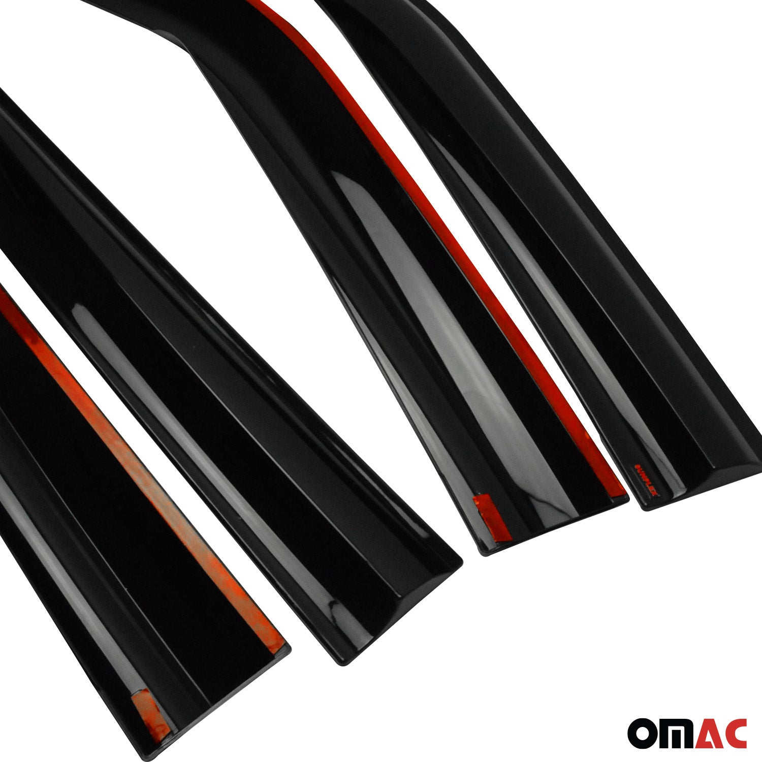 Motorhaube Deflektor Windabweiser Regenabweiser Set für Audi Q7 4L 2006-15 5tlg