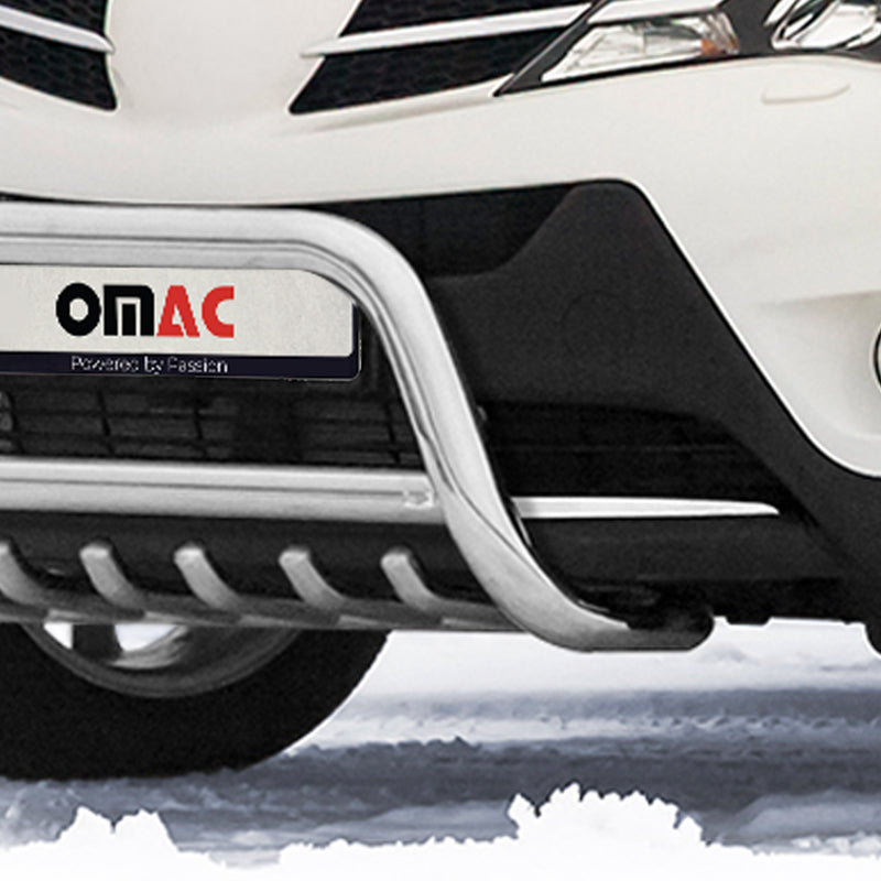 Frontbügel Frontschutzbügel für Toyota RAV4 2013-2015 mit ABE Stahl Silber