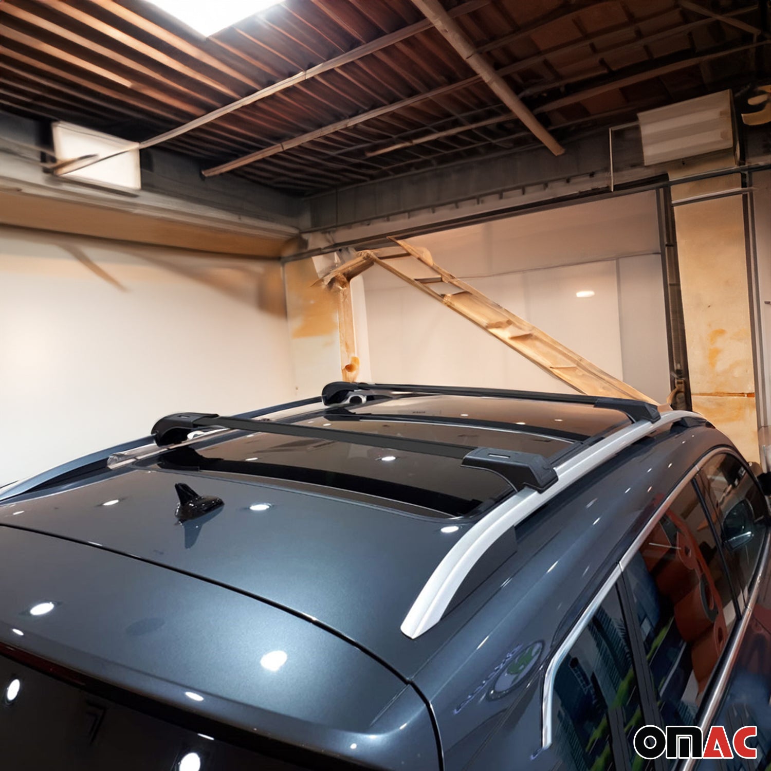 Dachträger Grundtäger für Land Rover Freelander I 1998-2006 75kg Alu Schwarz 2x