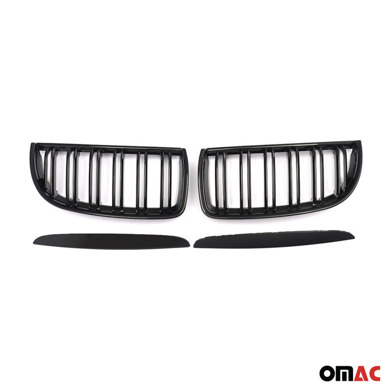 2004-2008 BMW 3er E90 Limo M3 Nieren Grill Kühlergrill Schwarz Glanz
