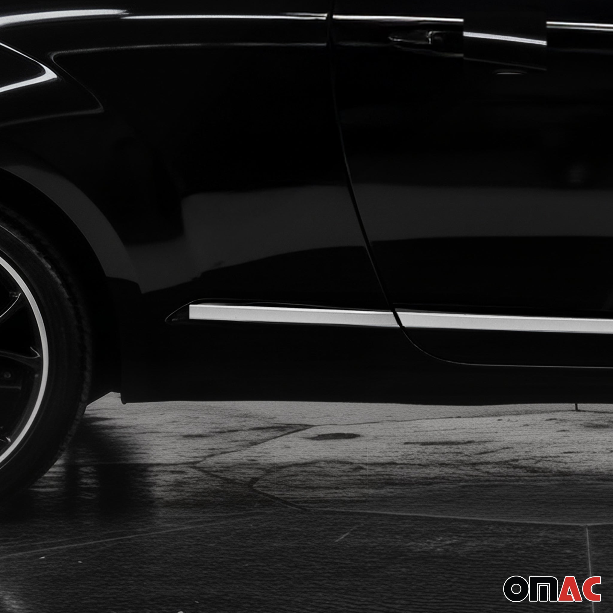 Seitentürleiste Türschutzleiste für Alfa Romeo Mito 2008-2018 Chrom Edelstahl 4x