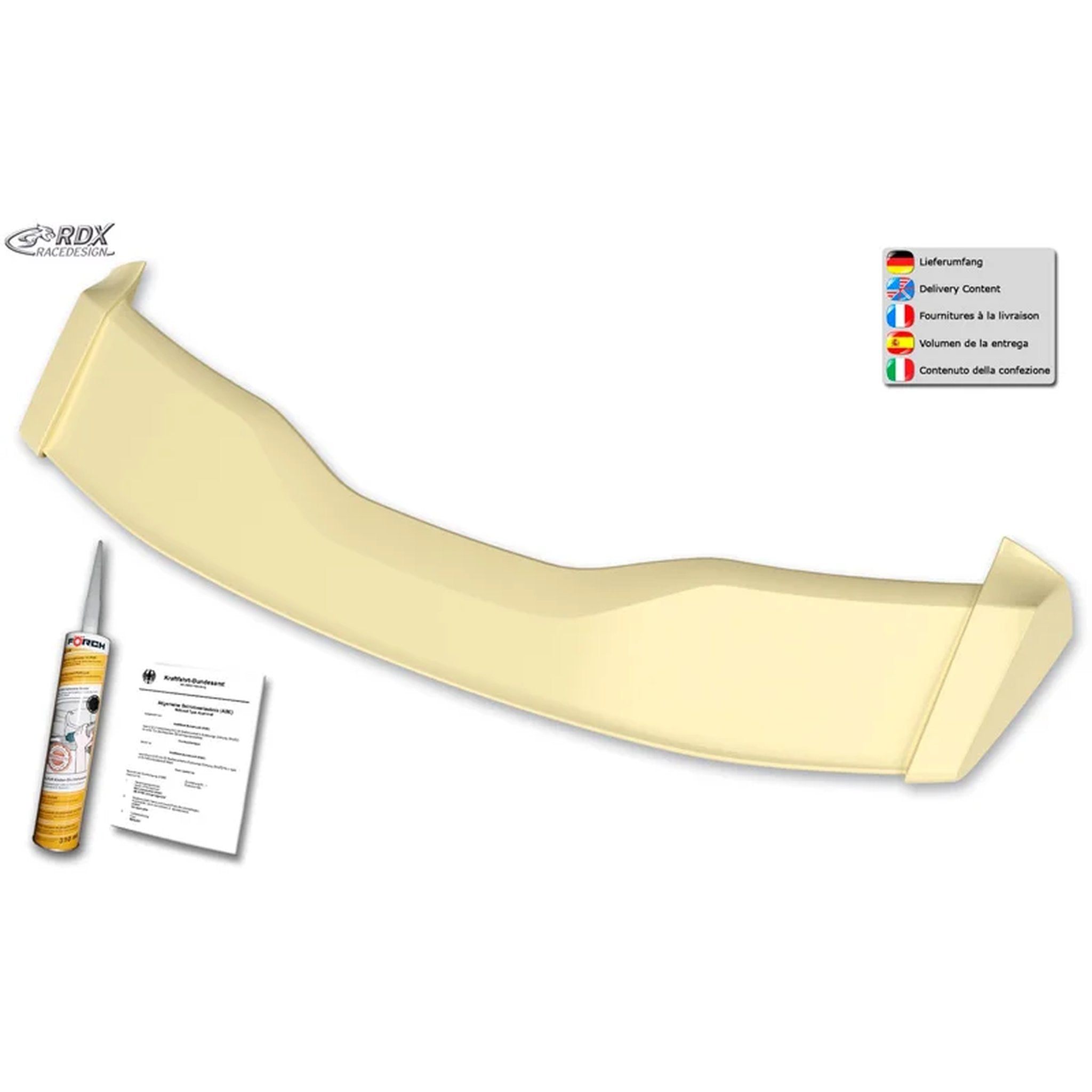 RDX Dachspoiler für Ford Focus III Wagon 10-18 Polyurethan TÜV