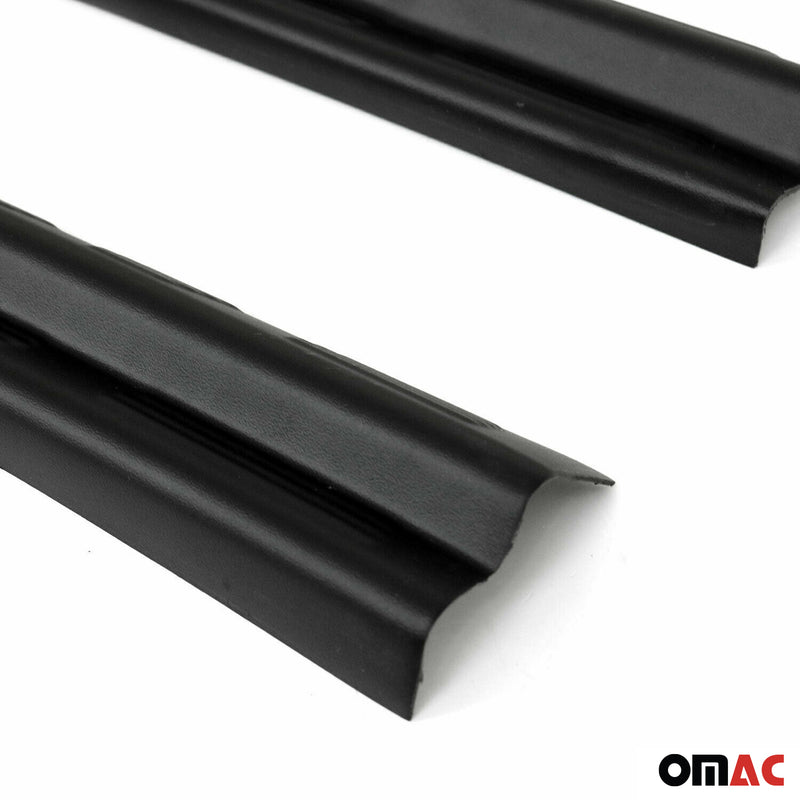 Einstiegsleisten Türschweller für Ford Transit 2006-2014 Gummi TPE Schwarz 2tlg