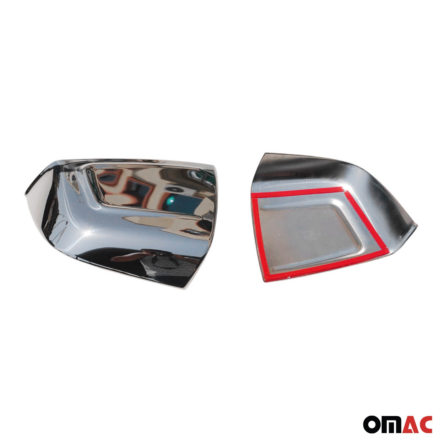Spiegelkappen Spiegelabdeckung für Opel Combo D 2012-2018 Edelstahl Chrom 2tlg